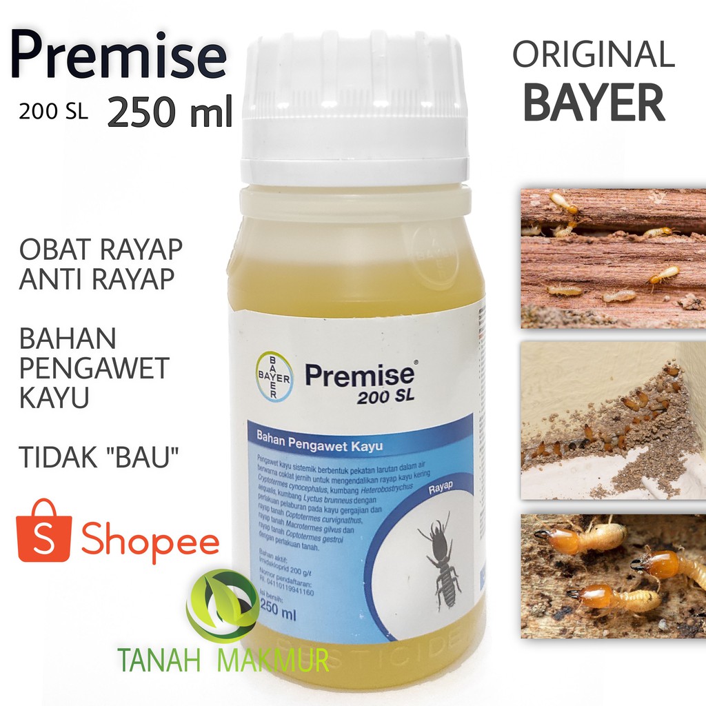 Premise 250ml 200SL Obat Anti Rayap Kayu Bayer Tidak Bau PALING AMPUH RACUN RAYAP TANAH TETER 250ml