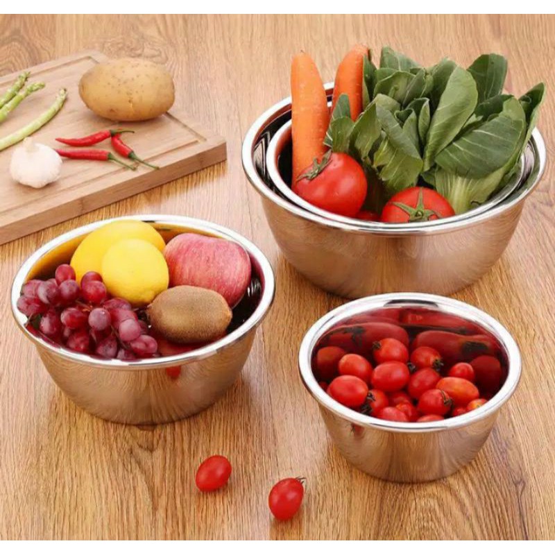 Baskom Korea 20cm/Baskom Stainless Steel