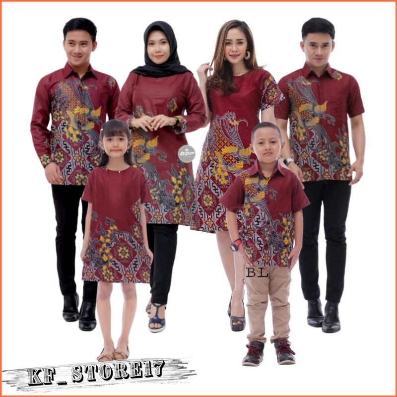 Maura couple sania Ruffle Batik couple ori Ndoro jawi DNT Garansi Termurah Shopee-Couple