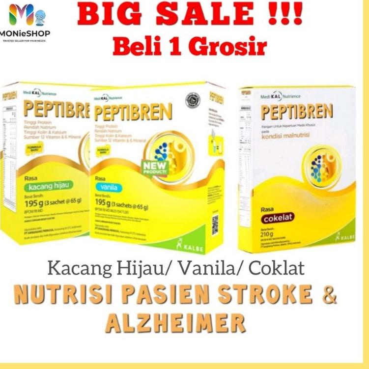 

REIKEB Peptibren susu pasien stroke & pikun rasa vanila coklat kacang hijau 210gr ☂☂ Best Product ^