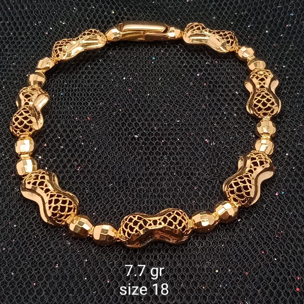 Gelang Emas 17K - 7.7 gr Kadar 750 - 1300