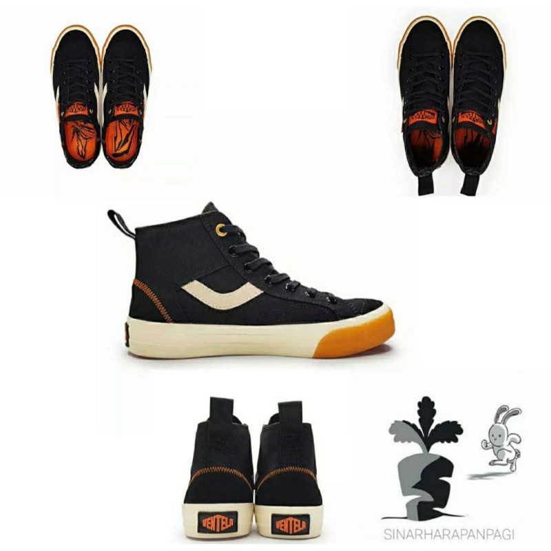 Sepatu Sneakers Ventela Shoes x Nevertoolavish | NTL Hard13 Noir