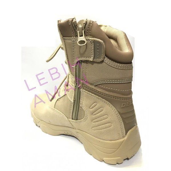 Sepatu Delta 8 Cordura Gunung Import Label USA Tactical Army Warna Tan