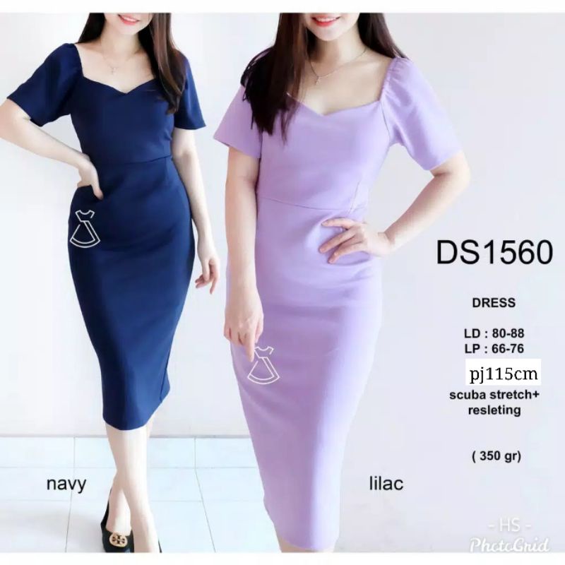 DRESS KOREAN FANNY/TAYLOR VIN BAHAN SCUBA PREMIUM/DRESS PESTA