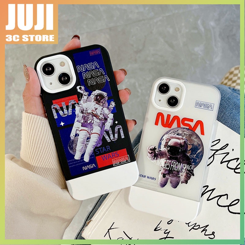 Case Motif NASA Astronot Dapat Dilepas Dicuci Untuk iphone 11 12 13 pro max x xs xr xsmax 7 8 plus