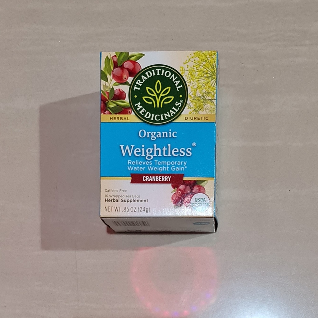 Traditional Medicinals Organic Weightless Cranberry 16 x 1.5 Gram