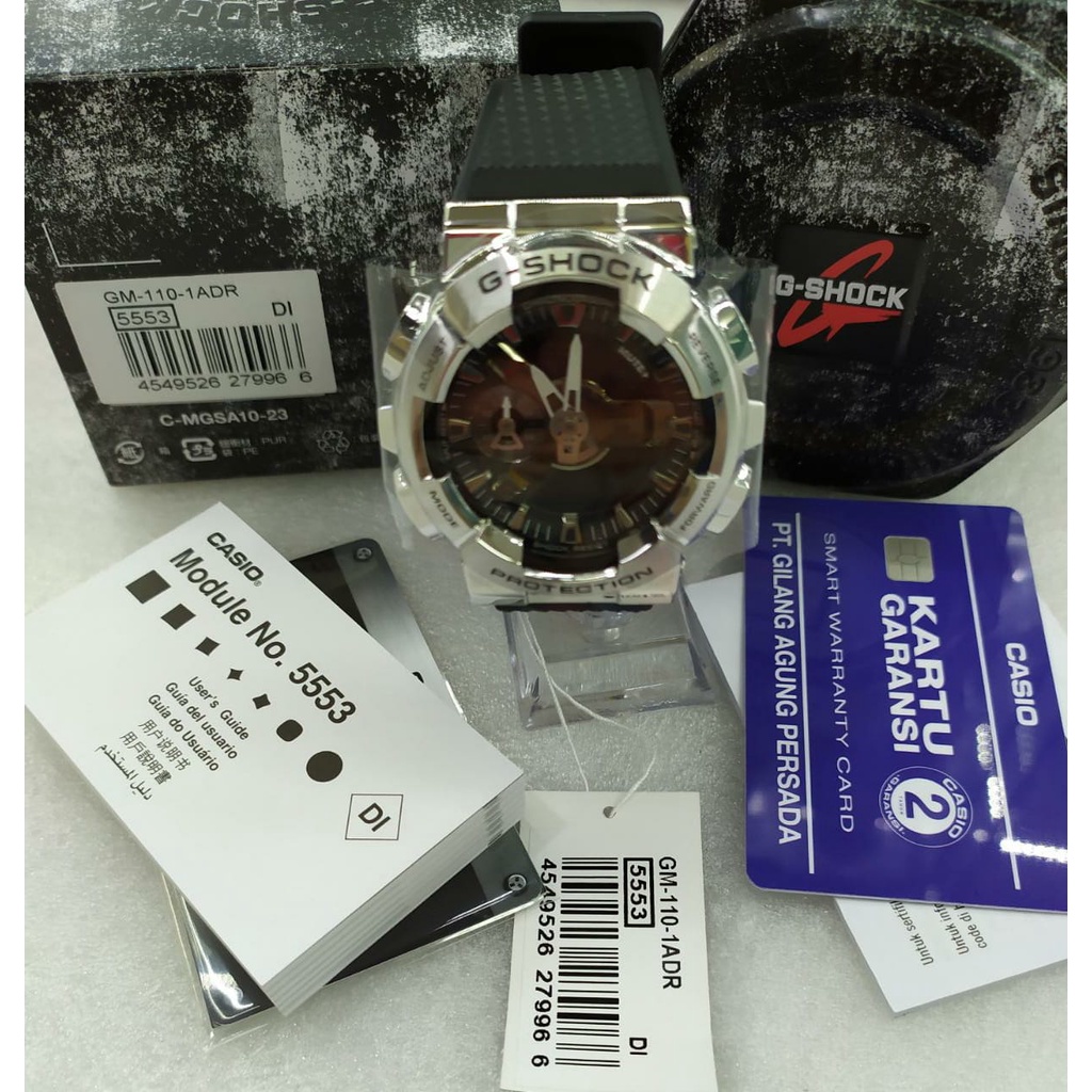 Jam tangan pria G-SHOCK GM-110NE-1ADR/ GM-110-1ADR original garansi resmi 2 tahun GAP