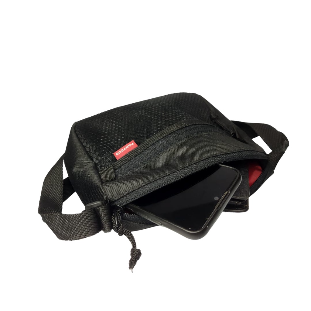 Tas Selempang Pria Mini Distro Fanteus Bahan Cordura