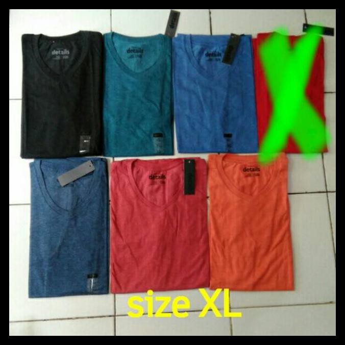 Kaos Details Polos Size Xl