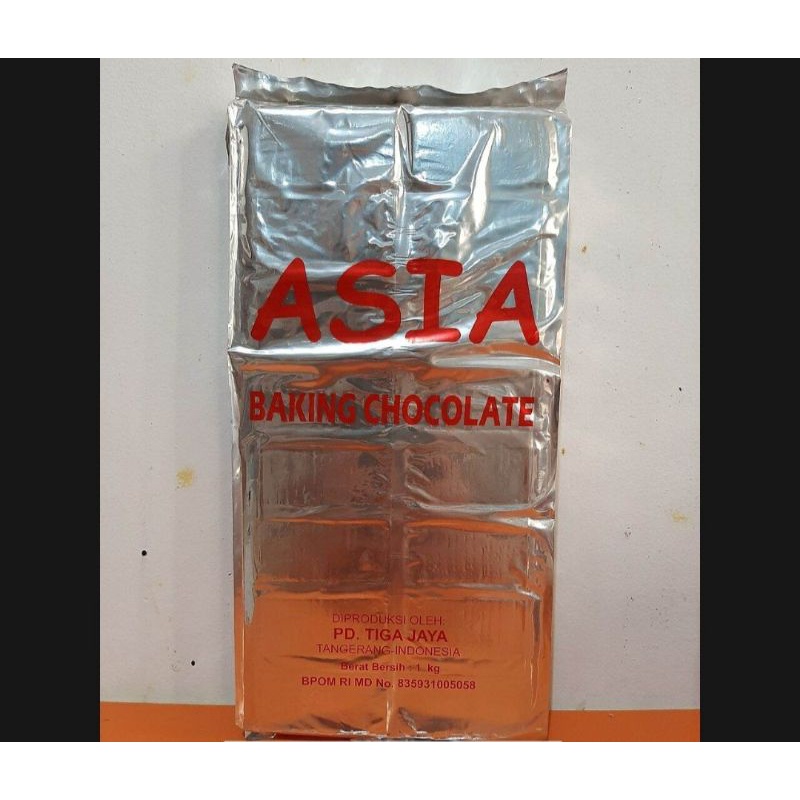 

ASIA BAKING CHOCOLATE 1 KG MURAH / COKLAT ASIA 1 KG