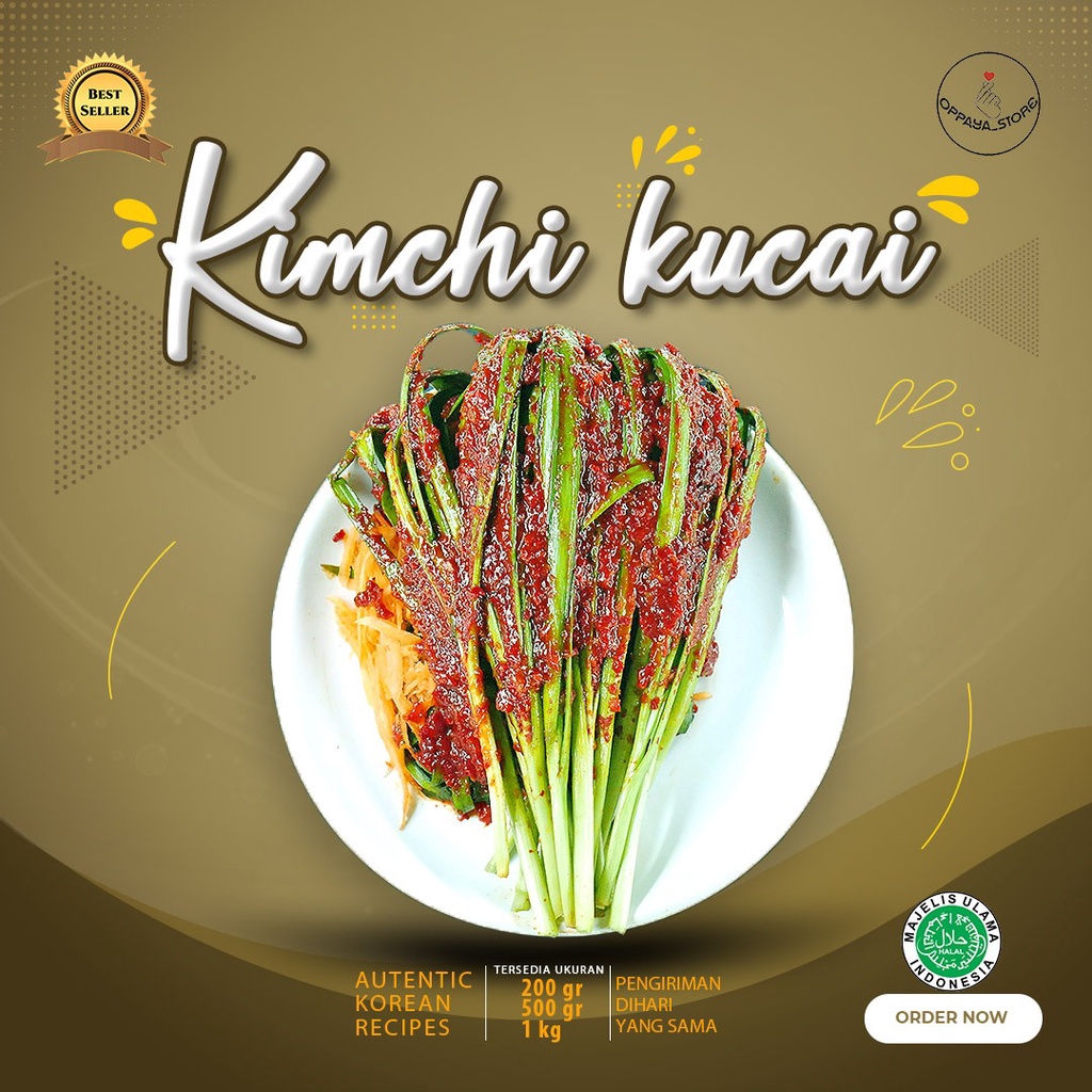 

Freash Kimchi Kucai 1Kg Dibuat Oleh Chef Korea Enak