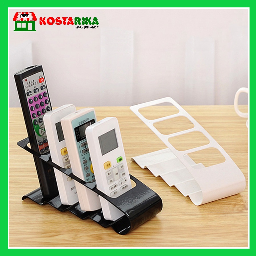 Remote Control Stand Holder Rack Rak Tempat Penyimpan Remote TV AC DVD