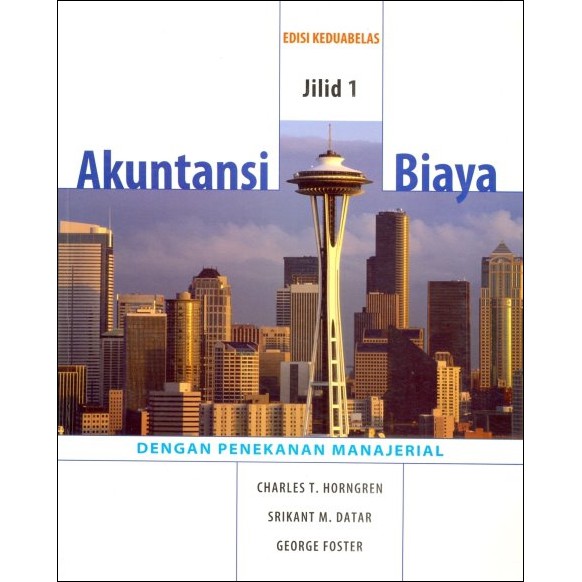 [ terlaris ] AKUNTANSI BIAYA HORNGREN JILID 1, EDISI 12