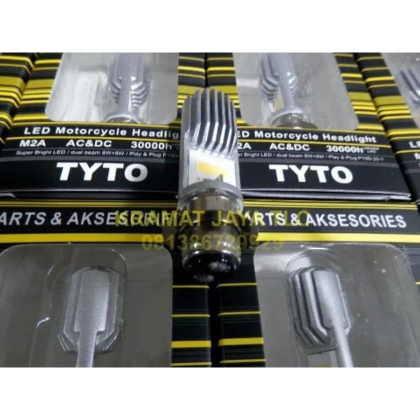 LAMPU UTAMA MOTOR LED PHILIPS TYTO M5 H6 BERGARANSI