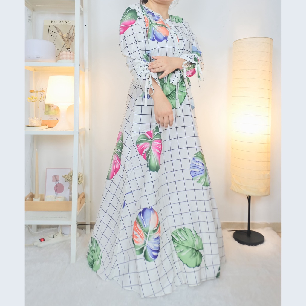 Dress Wanita | Dress Korea | Dress Kerut - KOTAK