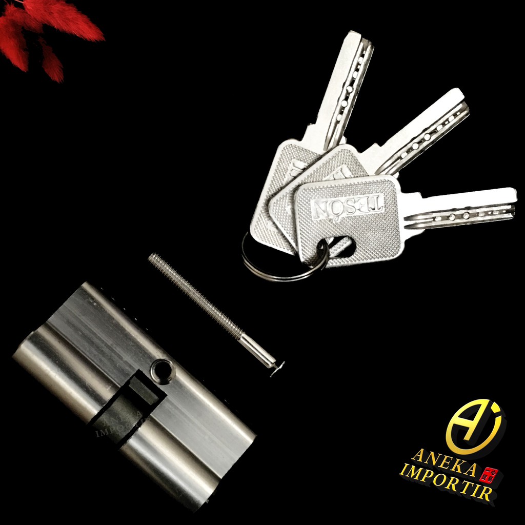 Jual Kunci Pintu Silinder Komputer Set Aluminium - Cylinder Door Lock