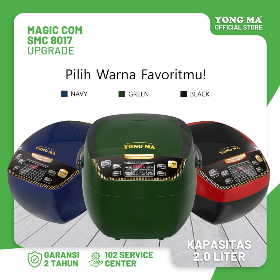 Magic Com Yong Ma SMC8017 / SMC 8017 UPGRADE Penanak Nasi Yongma Digital 2 LITER