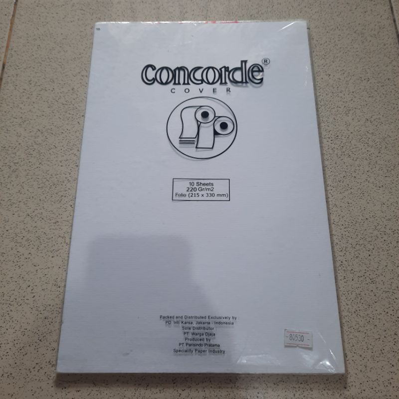

Kertas Concorde F4 220Gr (10 Lembar) / Concord Folio 220Gr