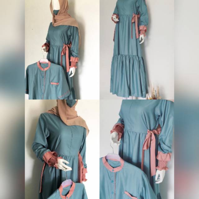 ANISHA COUPLE SERIES || TOYOBO GAMIS SET KOKO