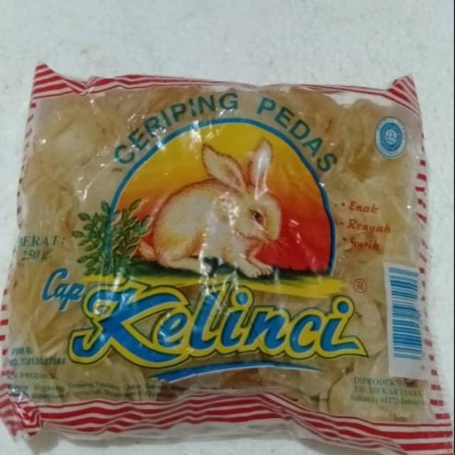 

Ceriping pedas kelinci 4 bungkus(1kg)
