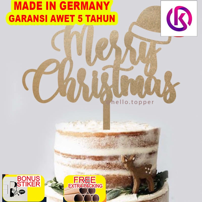 

Promo Topper Natal Akrilik (2) / Christmas Cake Topper / Hiasan Kue Natal