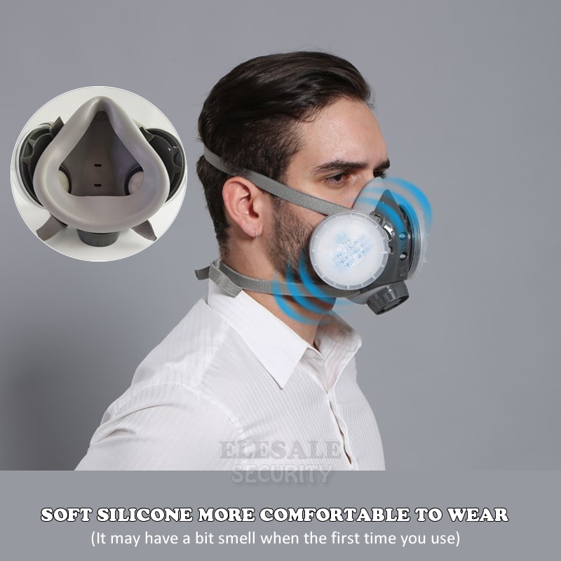 SAFURANCE MASKER RESPIRATOR MASKER GAS RESPIRATOR MASKER Anti-Dust Chemical
