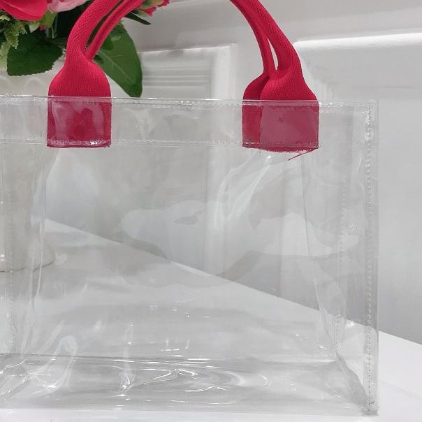 ➯ Tas tote bag mika transparant 30 x 25 x 10cm - Army ►