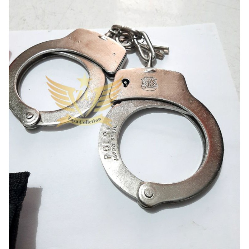 Borgol Tangan Handcuff Borgol security Borgol polisi Borgol plus sarung