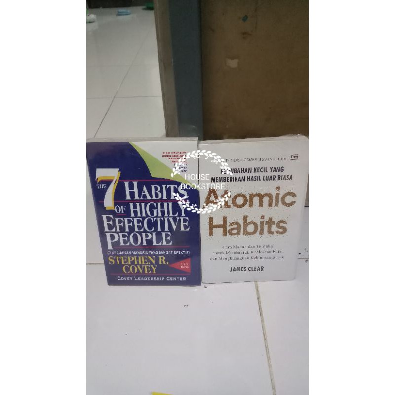 1 PAKET 2 BUKU BEST SELLER MOTIVASI SERI  HABITS