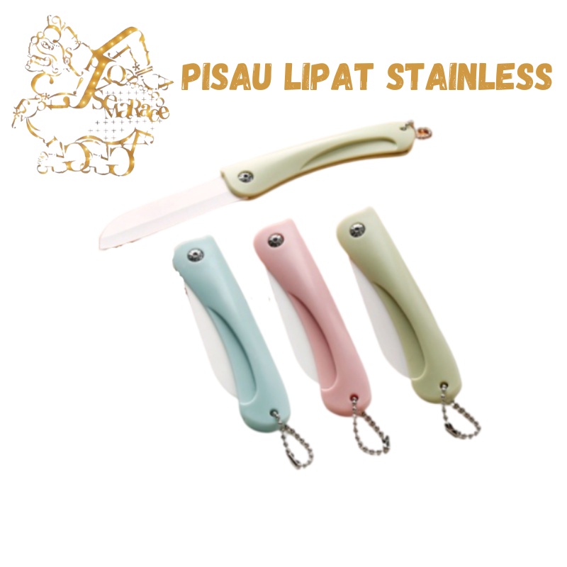 PISAU LIPAT STAINLESS GAGANG PLASTIK