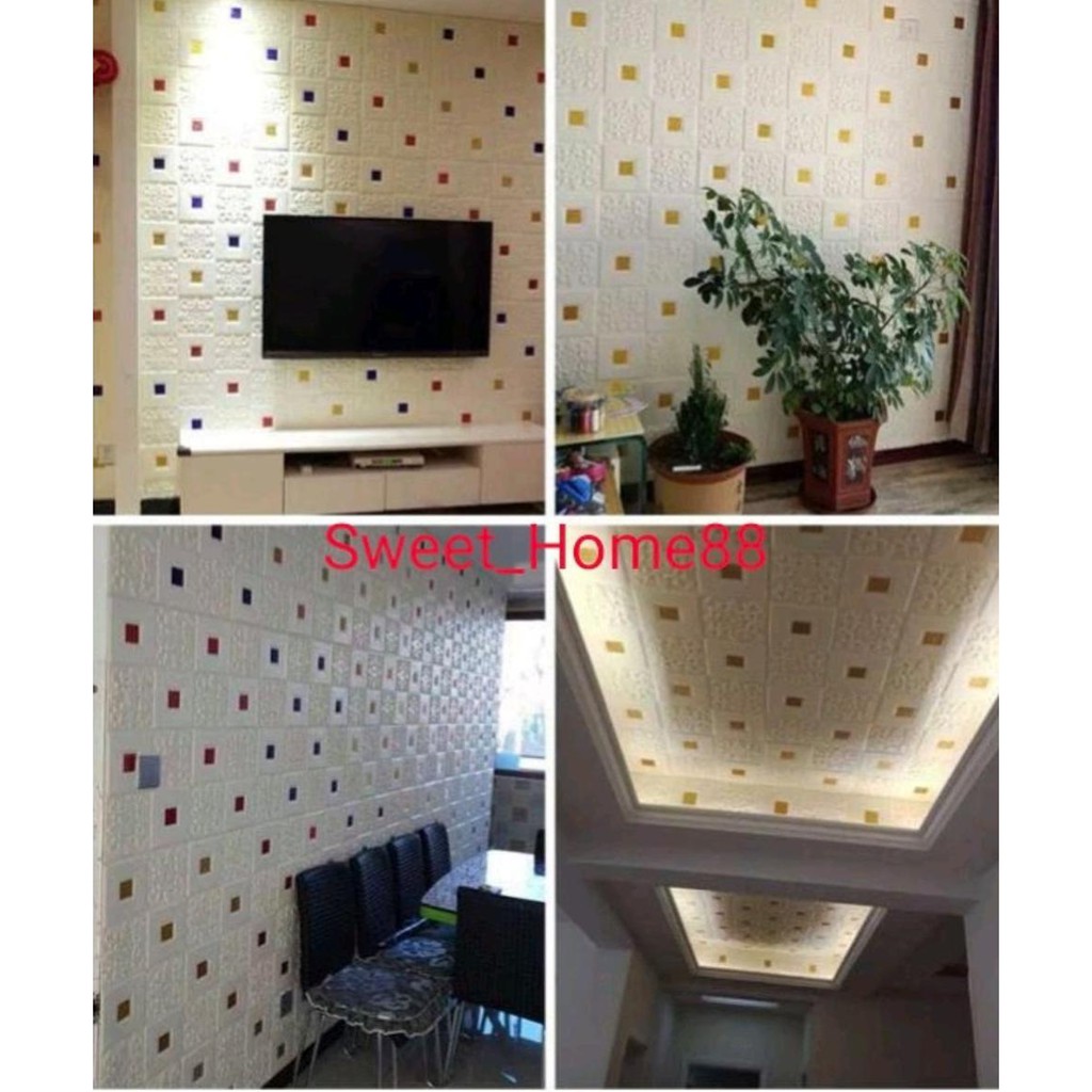 TERLARIS  CEILING WALLPAPER 3D FOAM WALLPAPER 3D PLAFON LANGIT LANGIT 3D MURAH TIMBUL TERBARU