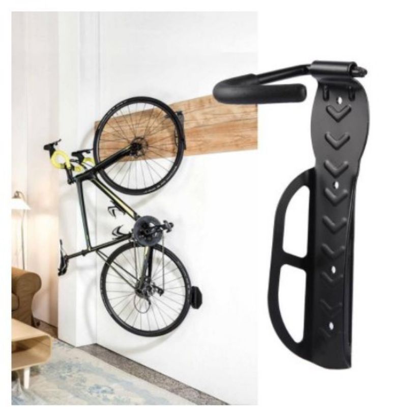 New Gantungan sepeda BERDIRI Full Hitam bike wall hook