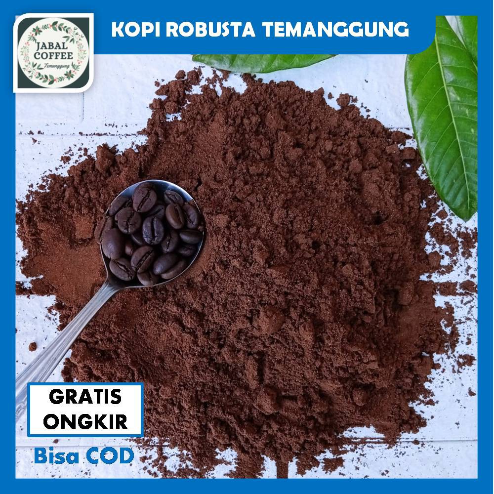 Kopi Bubuk Hitam Robusta / Kopi Temanggung / Kopi Bubuk Kampung Temanggung / Kopi Bubuk Oma 2gr J88