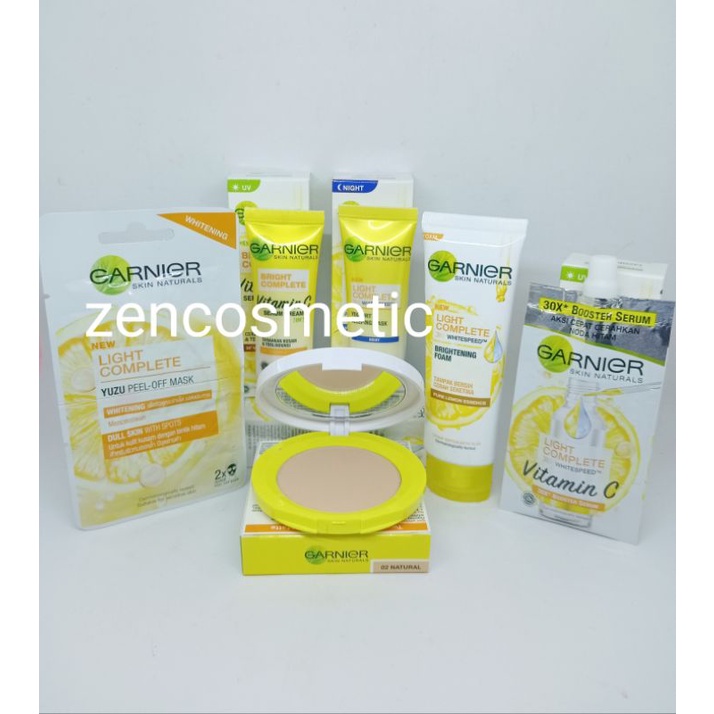 Paket Garnier Light Complete lengkap/ Pelembab Garnier / Garnier Original