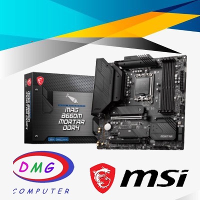 MSI MAG B660M Mortar Wifi DDR4 (LGA1700, B660, DDR4, USB3.2, SATA3)