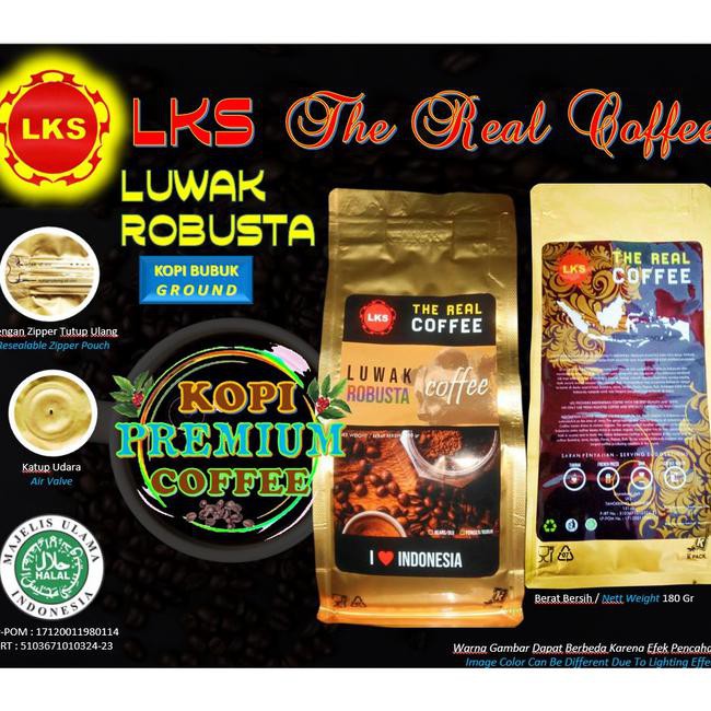 

620u premium coffee - bubuk - kopi luwak robusta 9nj1