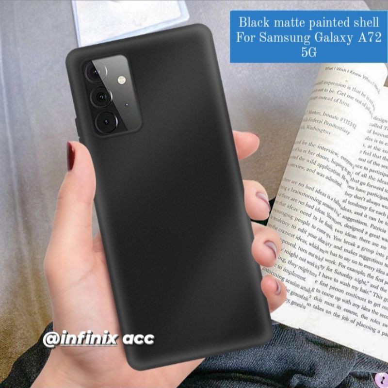 Case Samsung Galaxy A72 4G 5G 2021 Case Softcase Slim Matte ORIGINAL
