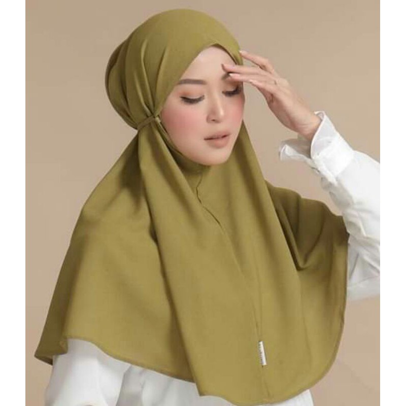 HIJAB BERGO MARYAM TALI POLOS MURAH/DIAMOND PREMIUM
