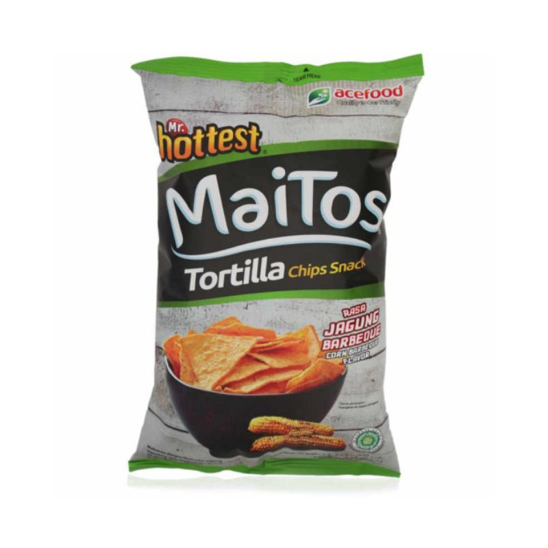 

MR.HOTTEST MAITOS TORTILA BBQ DAN JAGUNG BAKAR 140gr