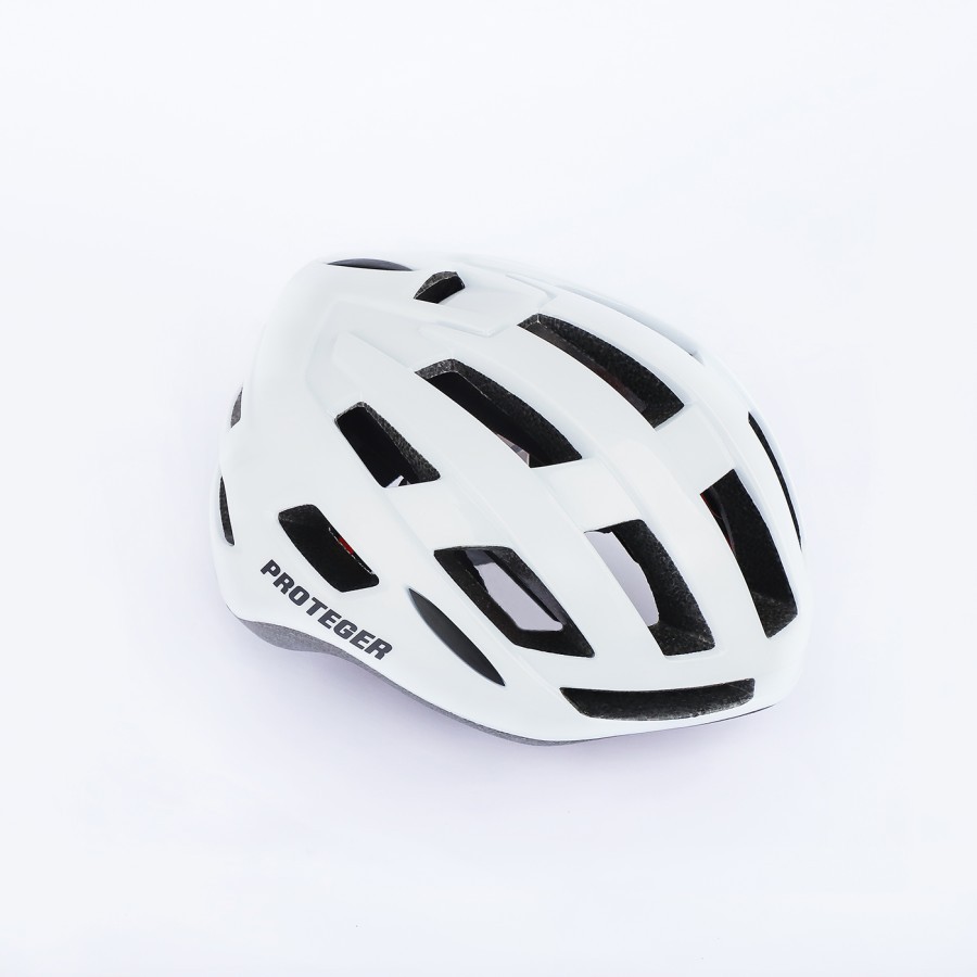 Helm Sepeda RoadBike Proteger Mars with blinking light