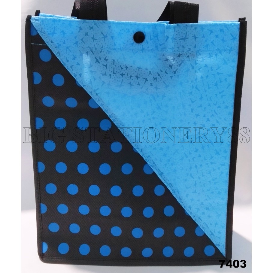 TAS KAIN SEMI MOTIF GARIS POLKADOT