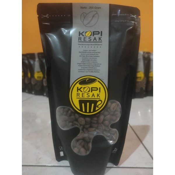 

KOPI HITAM BUTIR BIJIAN 200gram ASLI PACITAN/ KOPI BIJIAN ARABICA