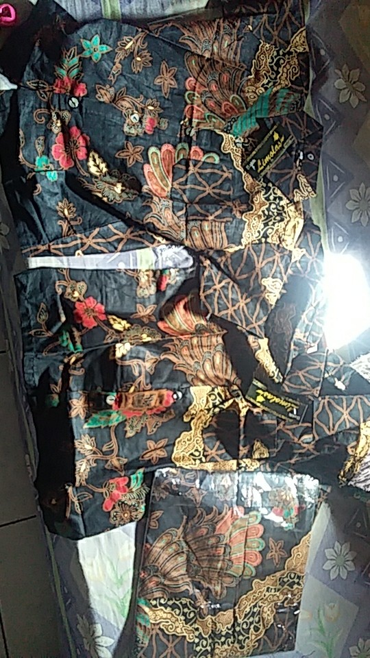 Batik Couple Keluarga Sania Ruffle Ori Ndoro Jowi Dnt