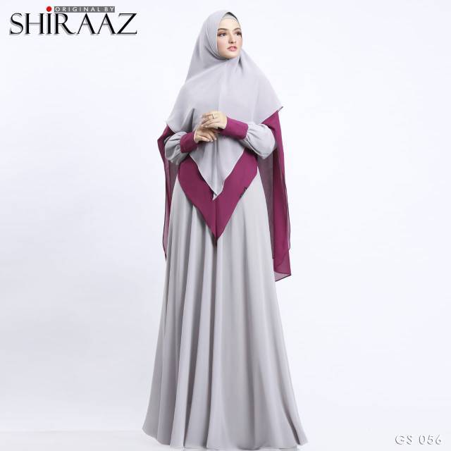 GS 056 gamis syari Shiraaz original