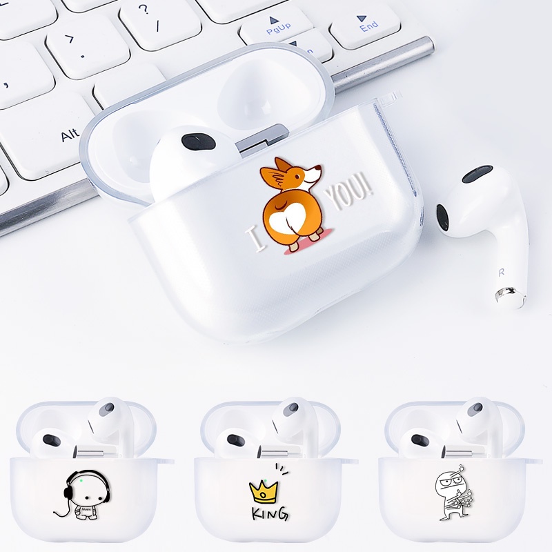 Casing Pelindung Apple AirPods 3 Wireless Bluetooth Motif Kartun Lucu