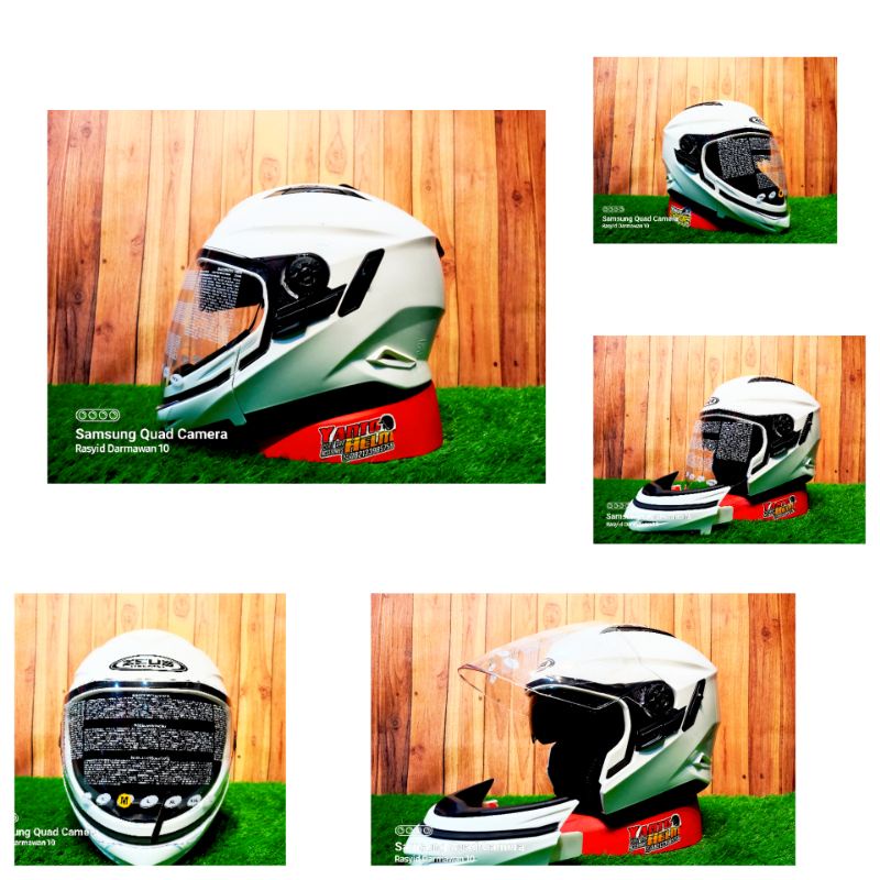 [COD] ZEUS 613C SOLID WHITE  || HELM MODULAR CROSS OVER ||