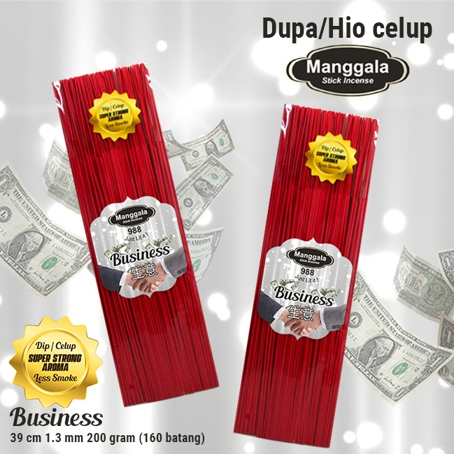 Dupa / Hio Wangi Business Manggala Stick Merah 39 cm 200 gr