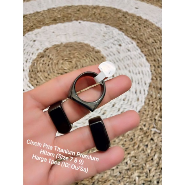 Cincin pria titanium premium