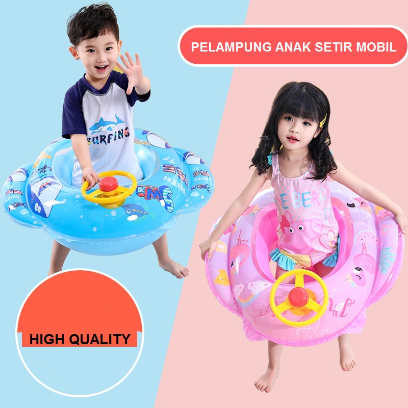 PELAMPUNG ANAK PELAMPUNG DUDUK ANAK MOBIL / BABY FLOATING CAR / BAN RENANG SETIR MOBIL