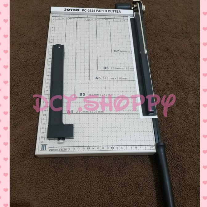 

Promo Joyko Paper Cutter/Mesin/Alat Plat Pemotong Kertas Foto Copy Folio F4 Murah